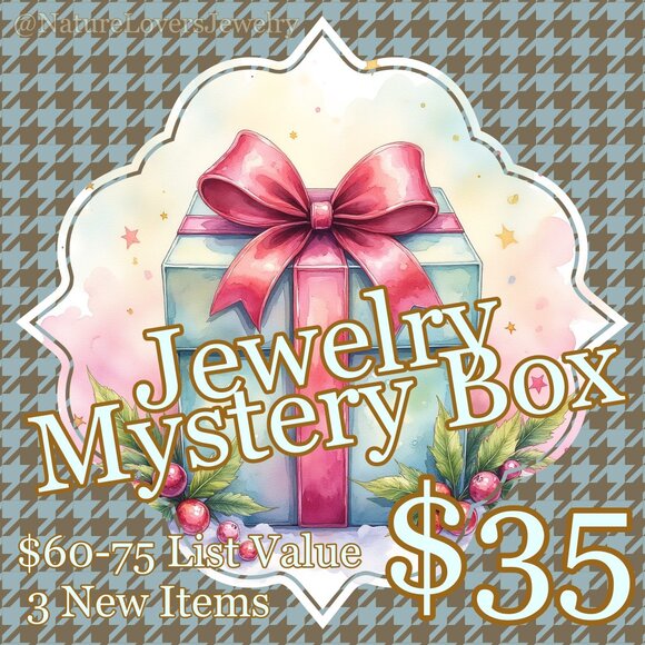 HANDMADE!!! Jewelry Mystery Box! $60-75 List Price ~ 3 Gift Worthy Items - Picture 1 of 13